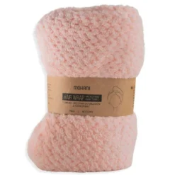 Mohani Hair Wrap turban-ręcznik do włosów z mikrofibry Różowy