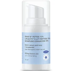 Mohani Liftingująco-ujędrniające serum-krem pod oczy i na powieki z peptydami i ceramidami 15ml