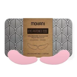 Mohani Wielorazowe płatki silikonowe pod oczy Pink 2szt.