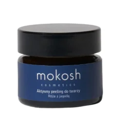 Mokosh Aktywny peeling do twarzy Róża z jagodą 15ml