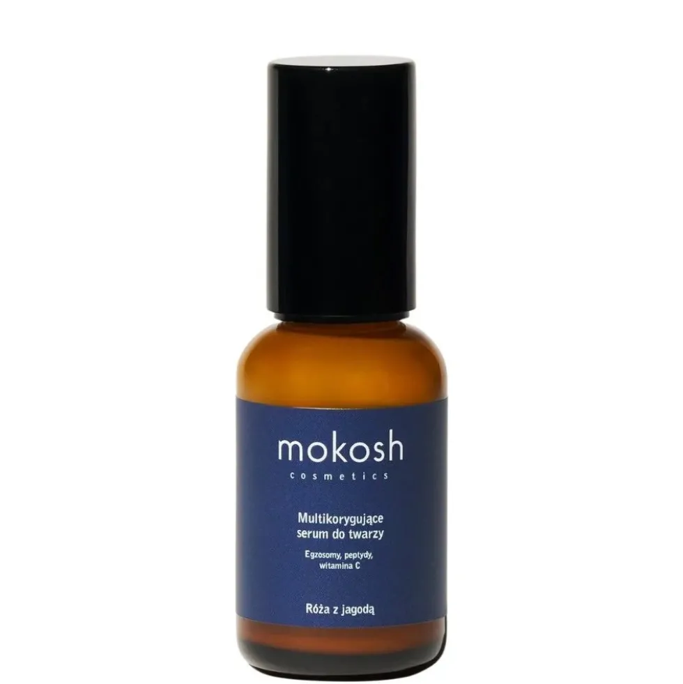 Mokosh Multikorygujące serum do twarzy Róża z jagodą 30ml