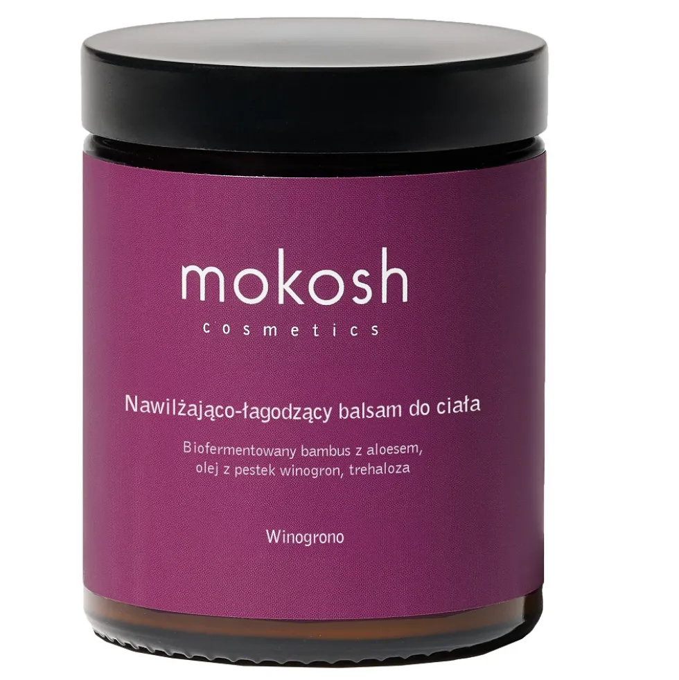 Mokosh Nawilżająco-łagodzący balsam do ciała Winogrono 180ml