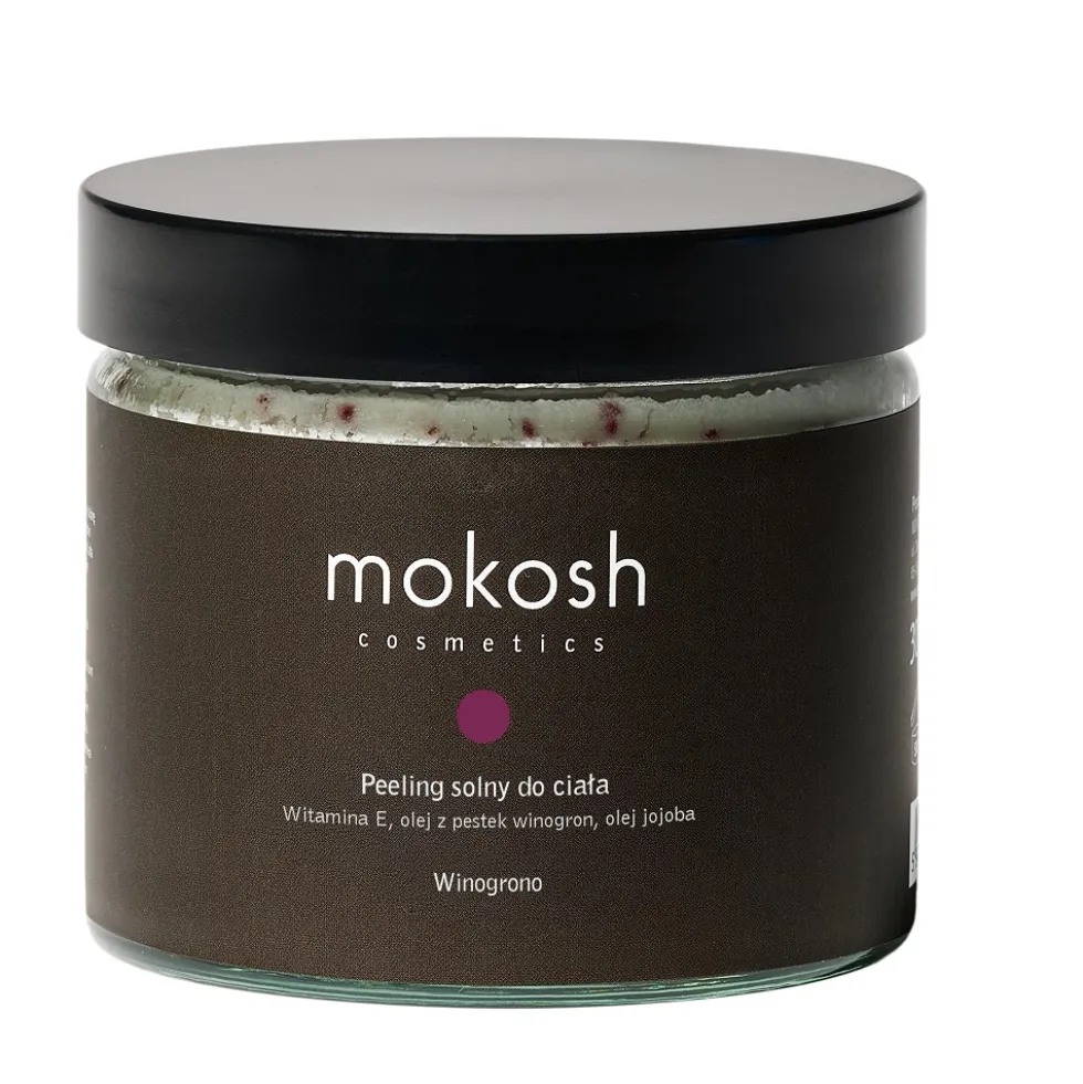 Mokosh Peeling solny do ciała Winogrono 300g