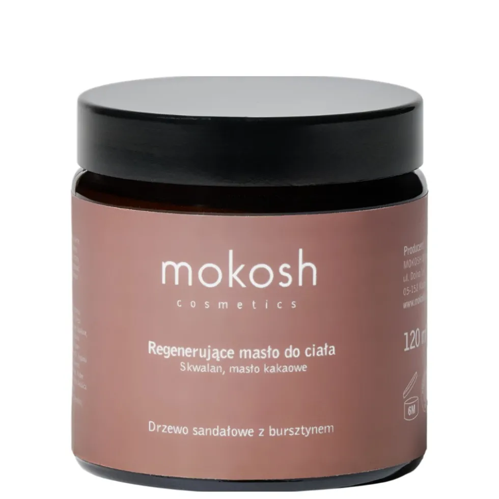 Mokosh Regenerujące masło do ciała Drzewo sandałowe z bursztynem 120ml