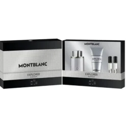 Mont Blanc Explorer Platinum zestaw woda perfumowana spray 100ml + żel pod prysznic 100ml + miniatura wody perfumowanej 2x7.5ml