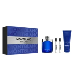 Mont Blanc Legend Blue zestaw woda perfumowana spray 100ml + woda perfumowana 7.5ml + woda perfumowana spray 7.5ml + żel pod prysznic 100ml