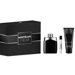 Mont Blanc Legend zestaw woda toaletowa spray 100ml + woda toaletowa spray 7.5ml + żel pod prysznic 100ml