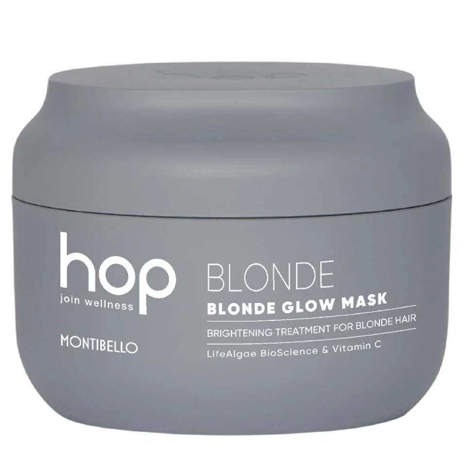 MONTIBELLO Hop Blonde Glow Mask rozświetlająca maska do włosów rozjaśnianych i blond 200ml