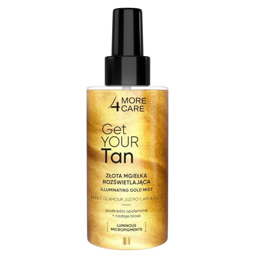 More4Care Get Your Tan! złota mgiełka rozświetlająca 150ml