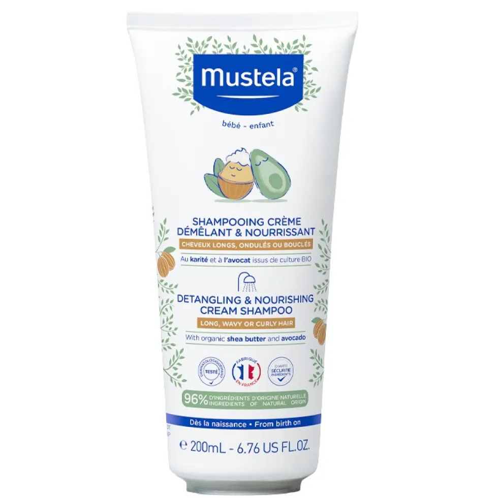 Mustela Bebe odżywczy szampon ułatwiający rozczesywanie 200ml