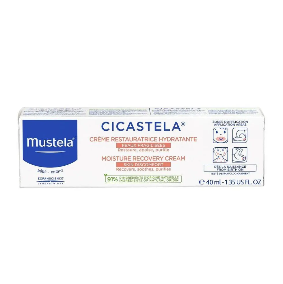 Mustela Cicastela krem regeneracyjny dla niemowląt i dzieci 40ml