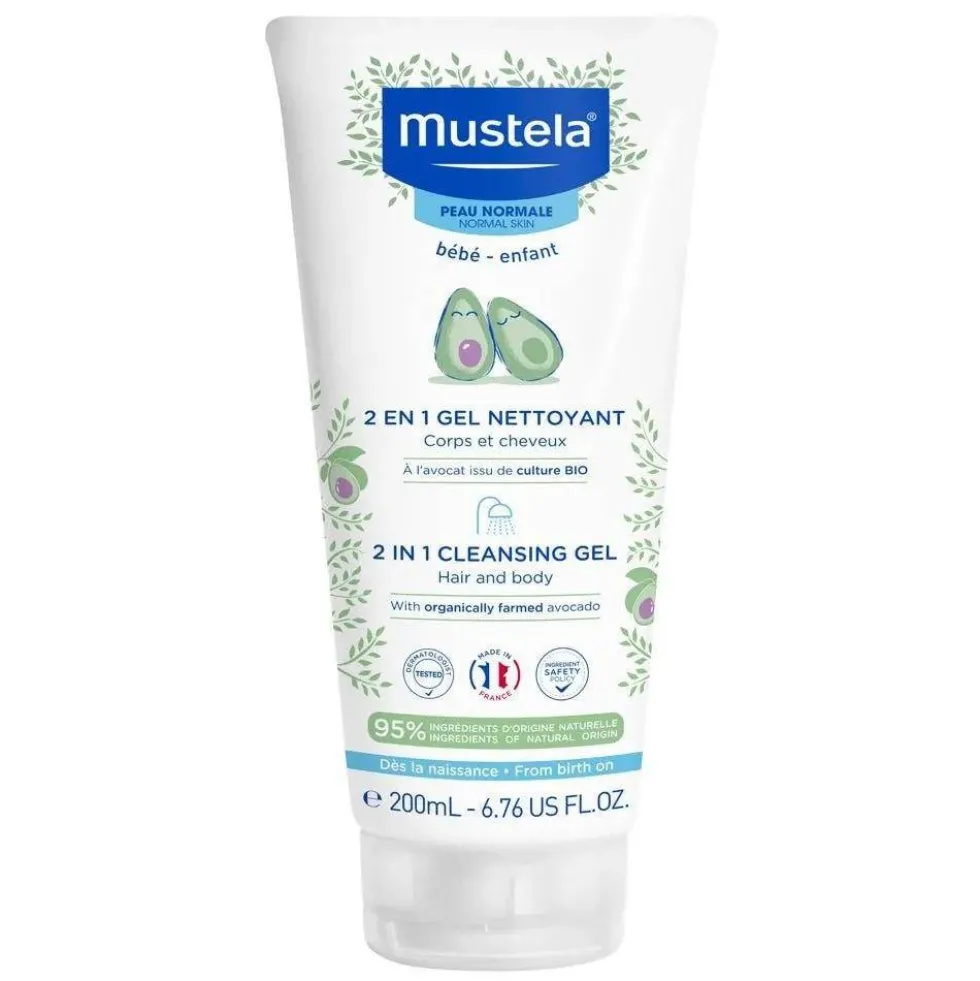 Mustela 2in1 Cleansing Gel żel myjący 2w1 dla dzieci 200ml
