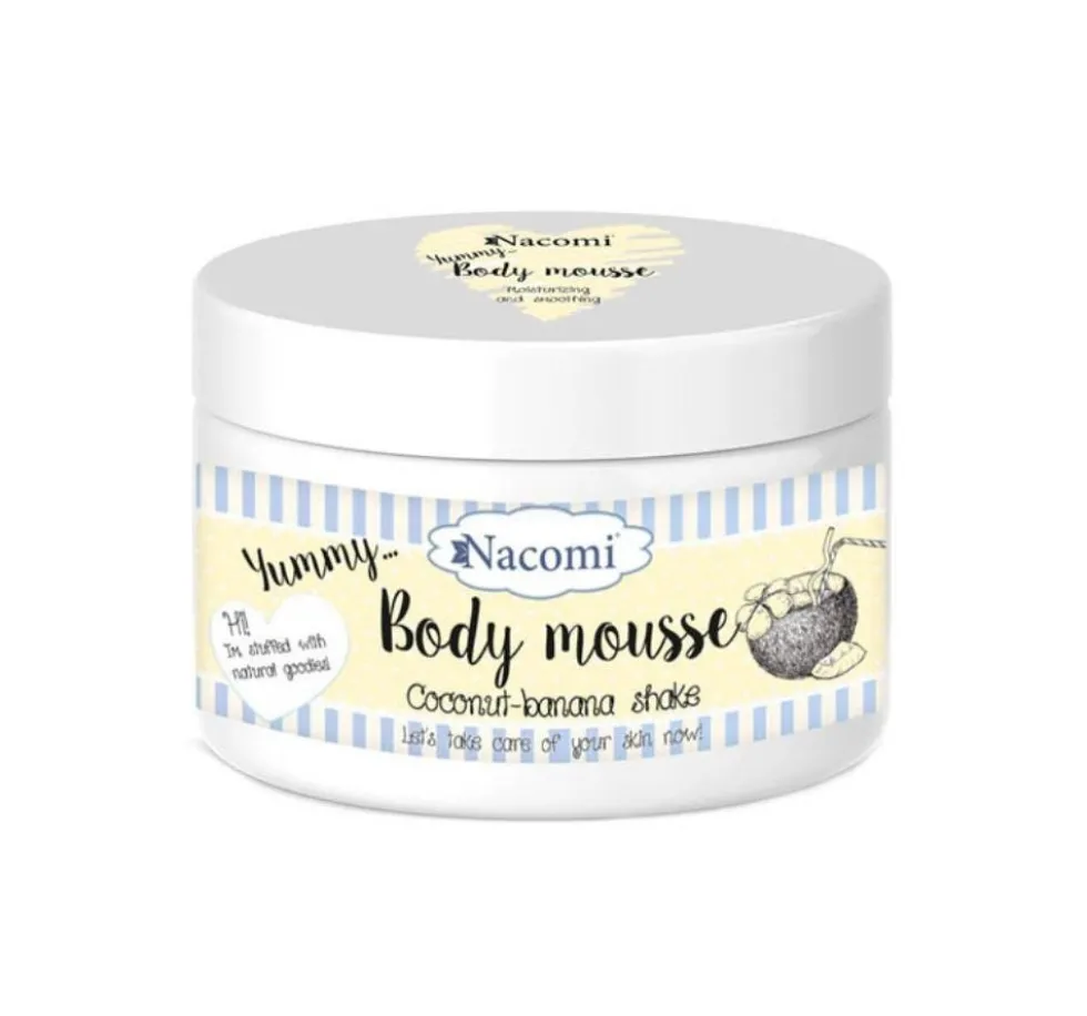 Nacomi Body Mousse mus do ciała Kokosowo-Bananowy Shake 180ml