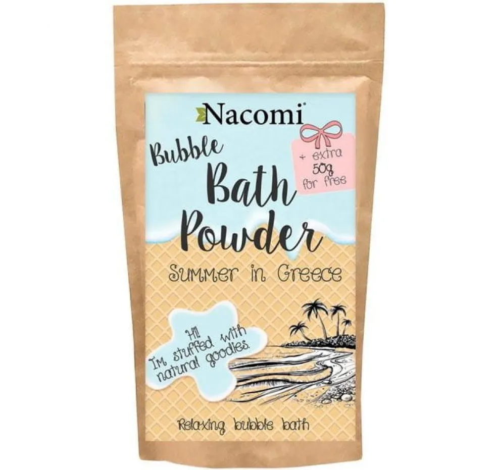 Nacomi Bubble Bath Powder puder do kąpieli Summer In Greece 150g