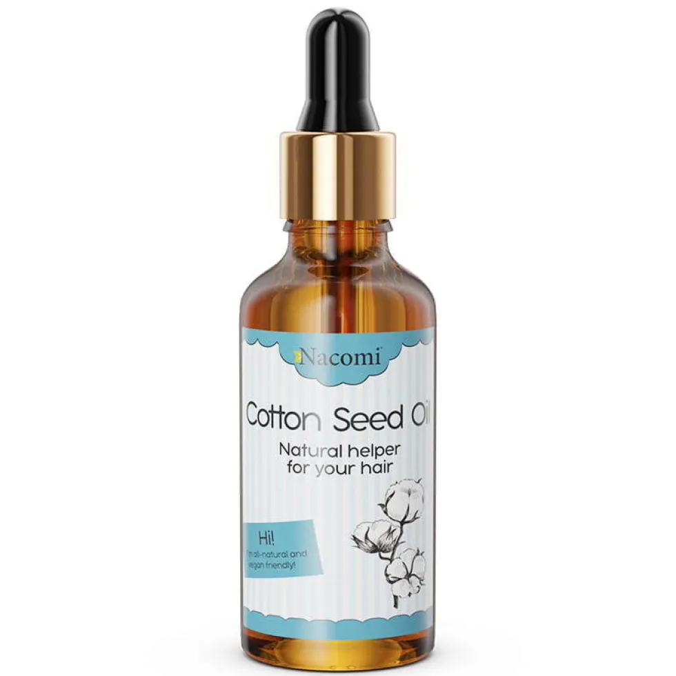 Nacomi Cotton Seed Oil olej z nasion bawełny z pipetą 50ml