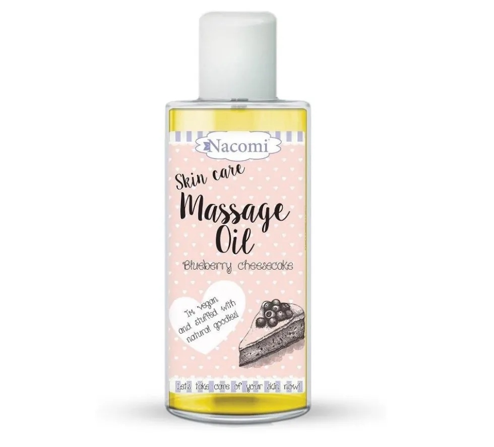 Nacomi Massage Oil olejek do masażu Blueberry Cheesecake 150ml