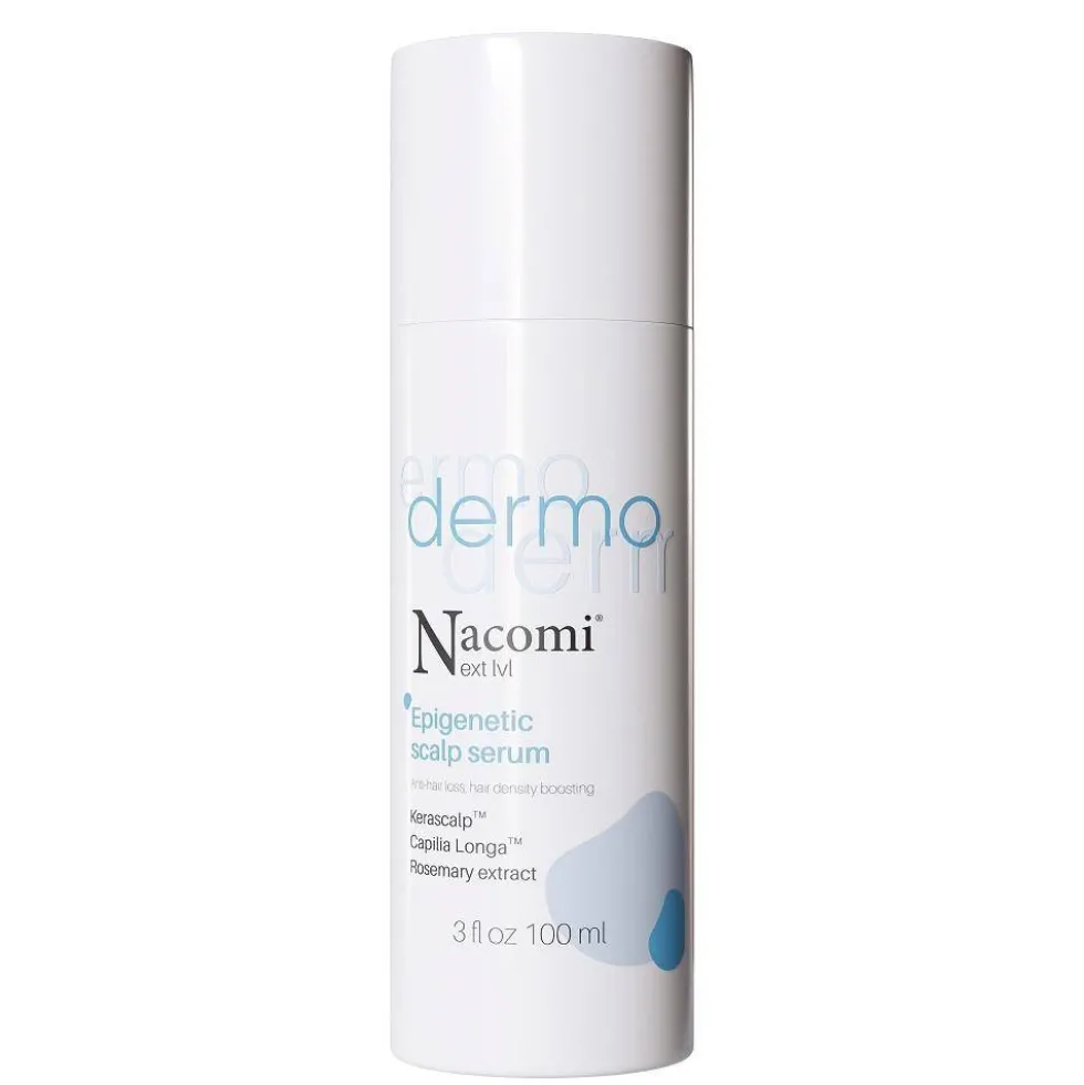 Nacomi Next Level Dermo epigenetyczne serum do skóry głowy zapobiegające wypadaniu włosów i zagęszczające 100ml