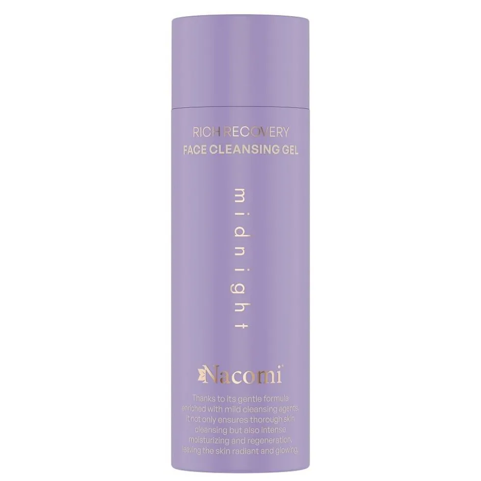 Nacomi Rich Recovery żel do mycia twarzy Midnight 140ml