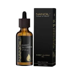 Nanoil Sweet Almond Oil olejek migdałowy do pielęgnacji włosów i ciała 50ml