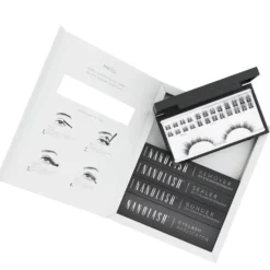 Nanolash DIY Extensions Starter Kit zestaw sztuczne rzęsy 10.12.14mm Charm 36szt. + bonder do rzęs 5ml + sealer do rzęs 5ml + aplikator do rzęs 1szt. + remover do rzęs 5ml