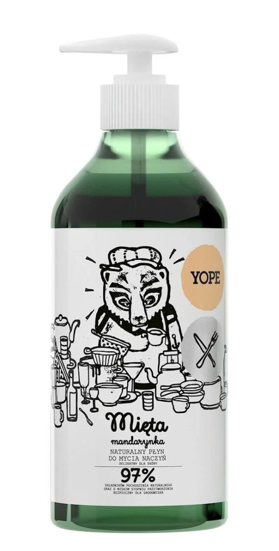 Naturalny płyn do mycia naczyń Mięta 750ml