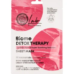 Natura Siberica Lab Biome Detox Therapy oczyszczająco-wygładzająca maska w płachcie 25g