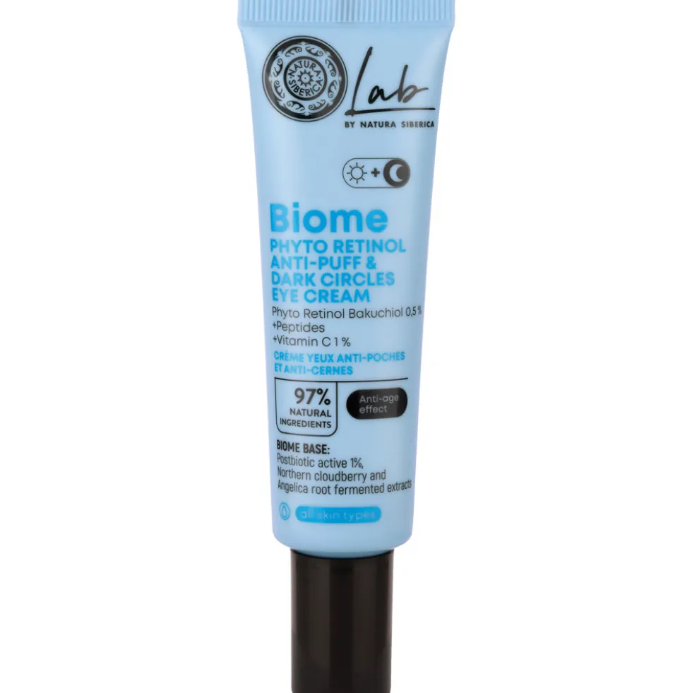 Natura Siberica Lab Biome Phyto Retinol krem pod oczy przeciw obrzękom i cieniom 30ml