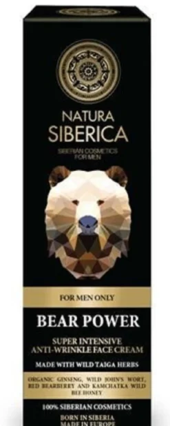 Natura Siberica Men Bear Power przeciwzmarszczkowy krem do twarzy dla mężczyzn 50ml