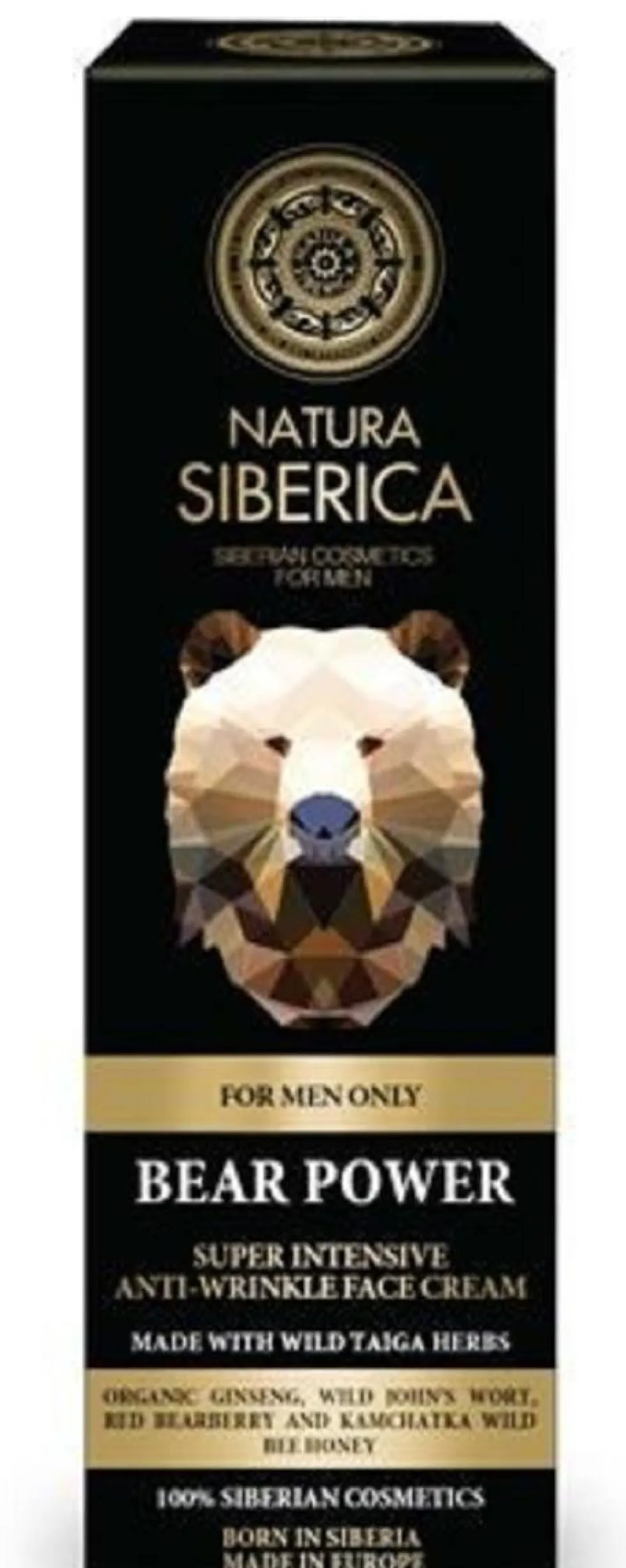 Natura Siberica Men Bear Power przeciwzmarszczkowy krem do twarzy dla mężczyzn 50ml