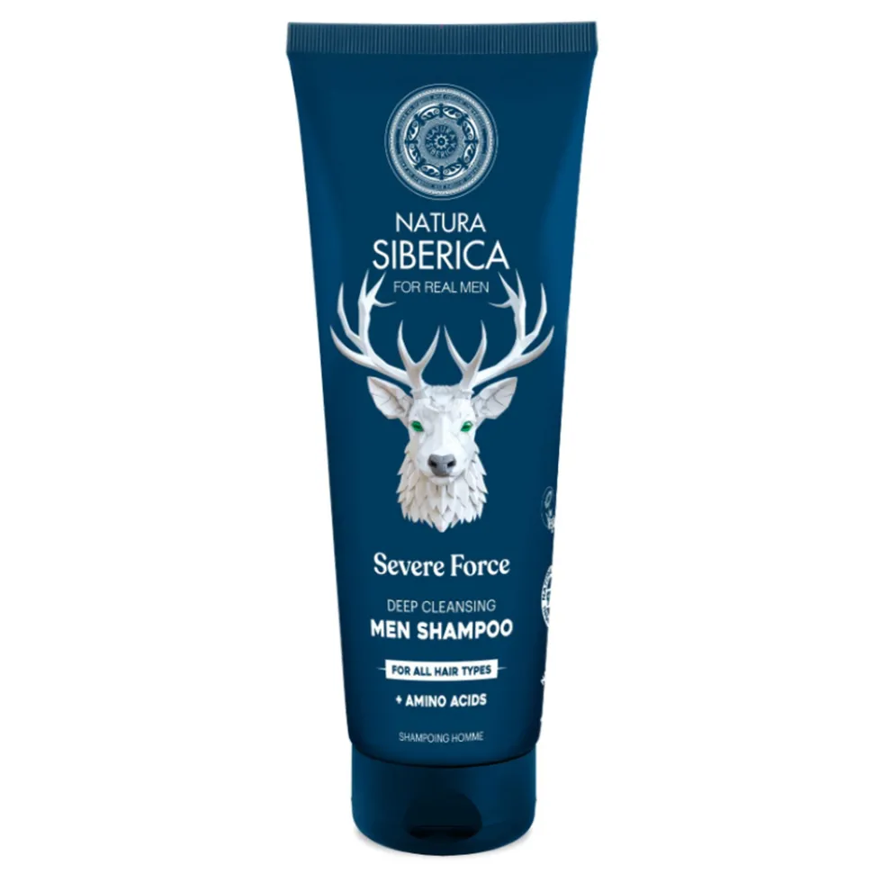 Natura Siberica Men Severe Force szampon głęboko oczyszczający 200ml