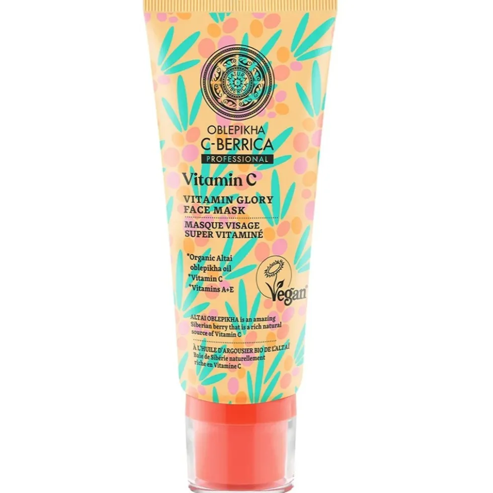 Natura Siberica Oblepikha C-Berrica Vitamin C maska do twarzy z witaminą C z hydrolatem z rokitnika 100ml