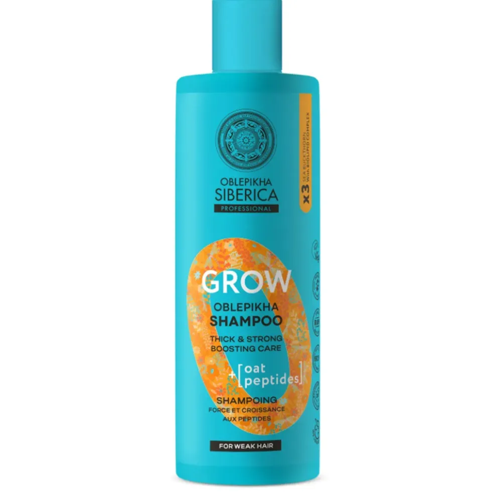 Natura Siberica Oblepikha Grow szampon wzmacniający do włosów osłabionych 400ml