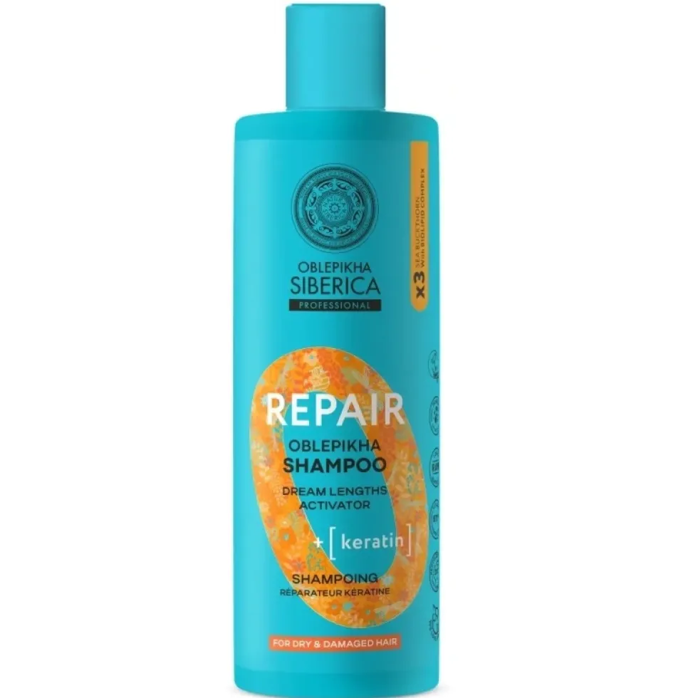 Natura Siberica Oblepikha Repair regenerujący szampon do włosów suchych i zniszczonych 400ml