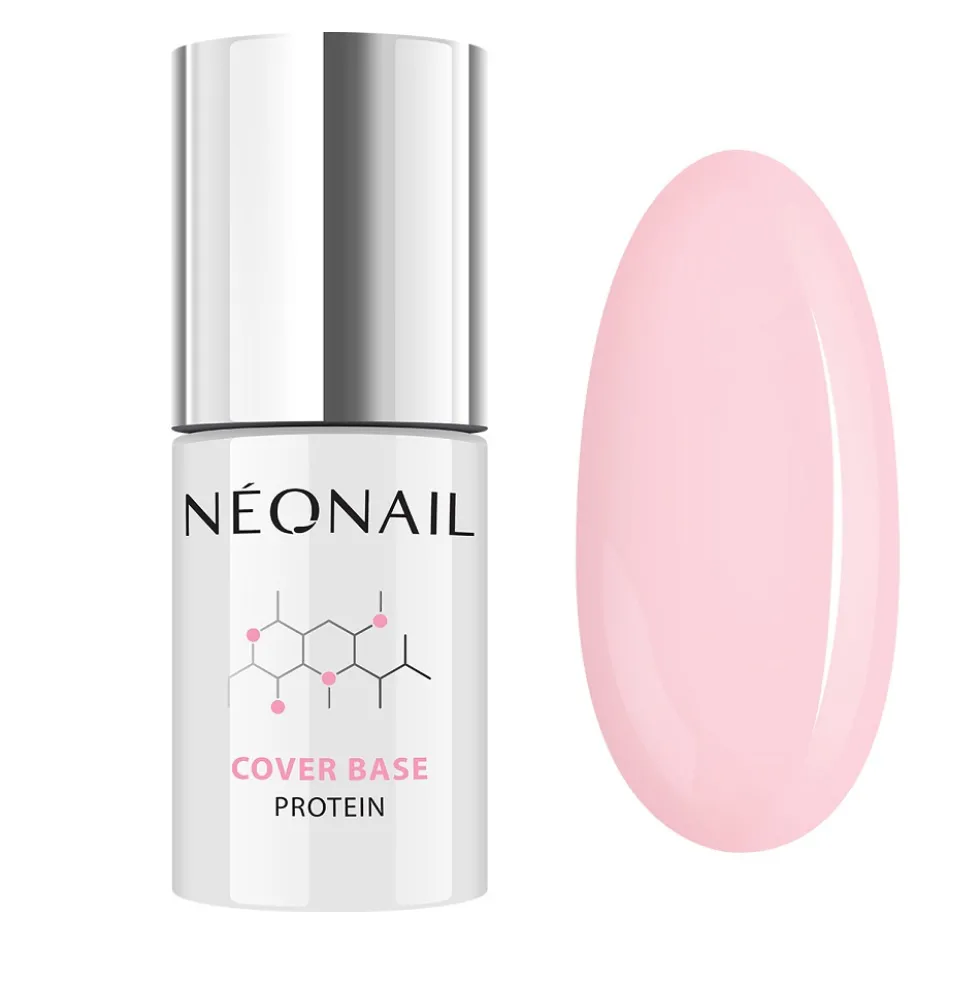 NeoNail Cover Base Protein proteinowa baza hybrydowa Nude Rose 7.2ml
