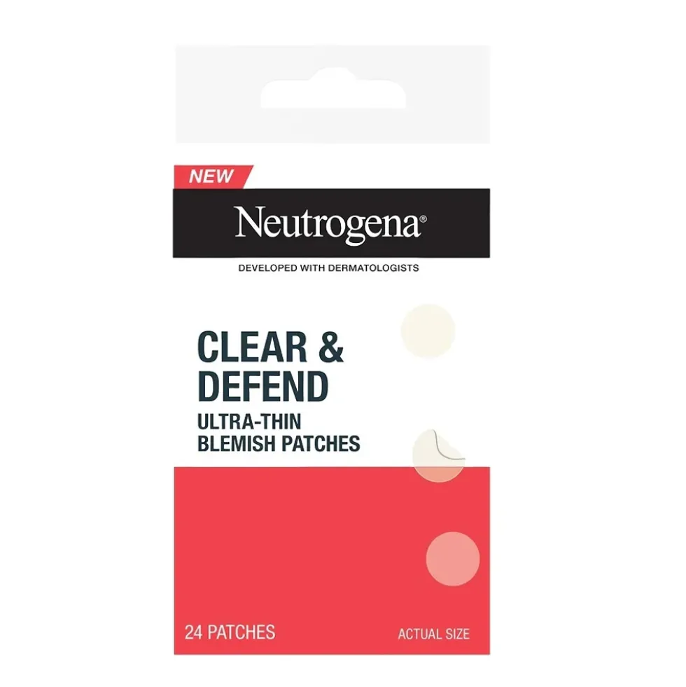 Neutrogena Clear & Defend+ ultracienkie plasterki na wypryski 24szt