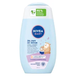 Nivea Baby żel 2w1 do mycia ciała i włosów na dobranoc 200ml