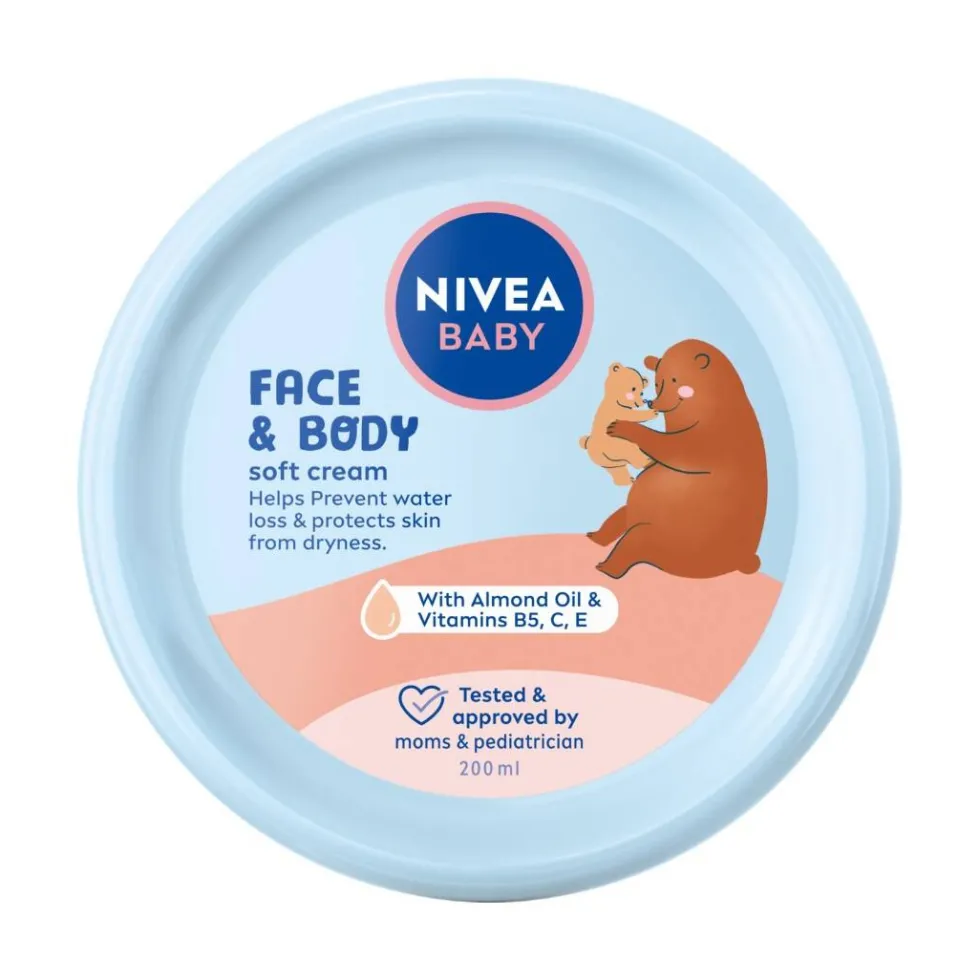 Nivea Baby krem pielęgnacyjny do twarzy i ciała 200ml