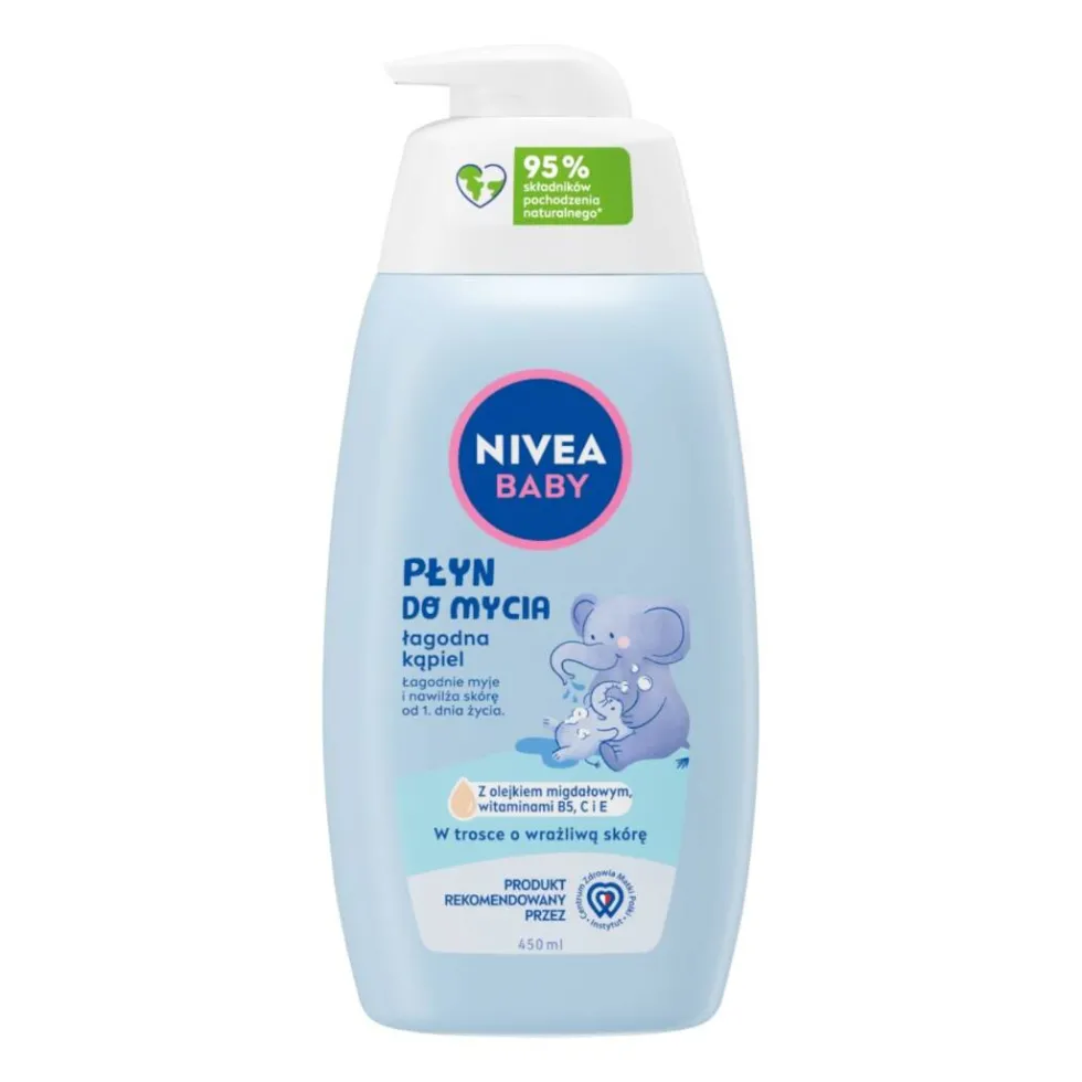Nivea Baby płyn do mycia łagodna kąpiel 450ml