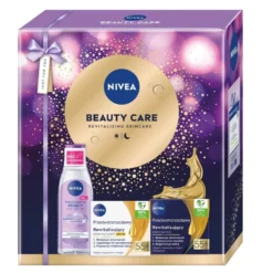 Nivea Beauty Care zestaw rewitalizujący krem na dzień SPF15 55+ 50ml + rewitalizujący krem na noc 55+ 50ml + kojący płyn micelarny 200ml