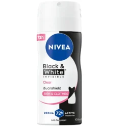 Nivea Black & White Invisible Clear antyperspirant spray 100ml