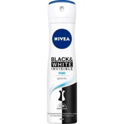 Nivea Black&White Invisible Pure antyperspirant spray 150ml