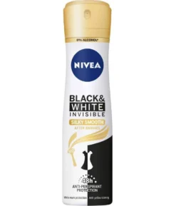 Nivea Black&White Invisible Silky Smooth antyperspirant spray 150ml