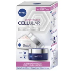 Nivea Cellular Expert Filler zestaw przeciwzmarszczkowy krem na dzień 50ml + przeciwzmarszczkowy krem na noc 50ml