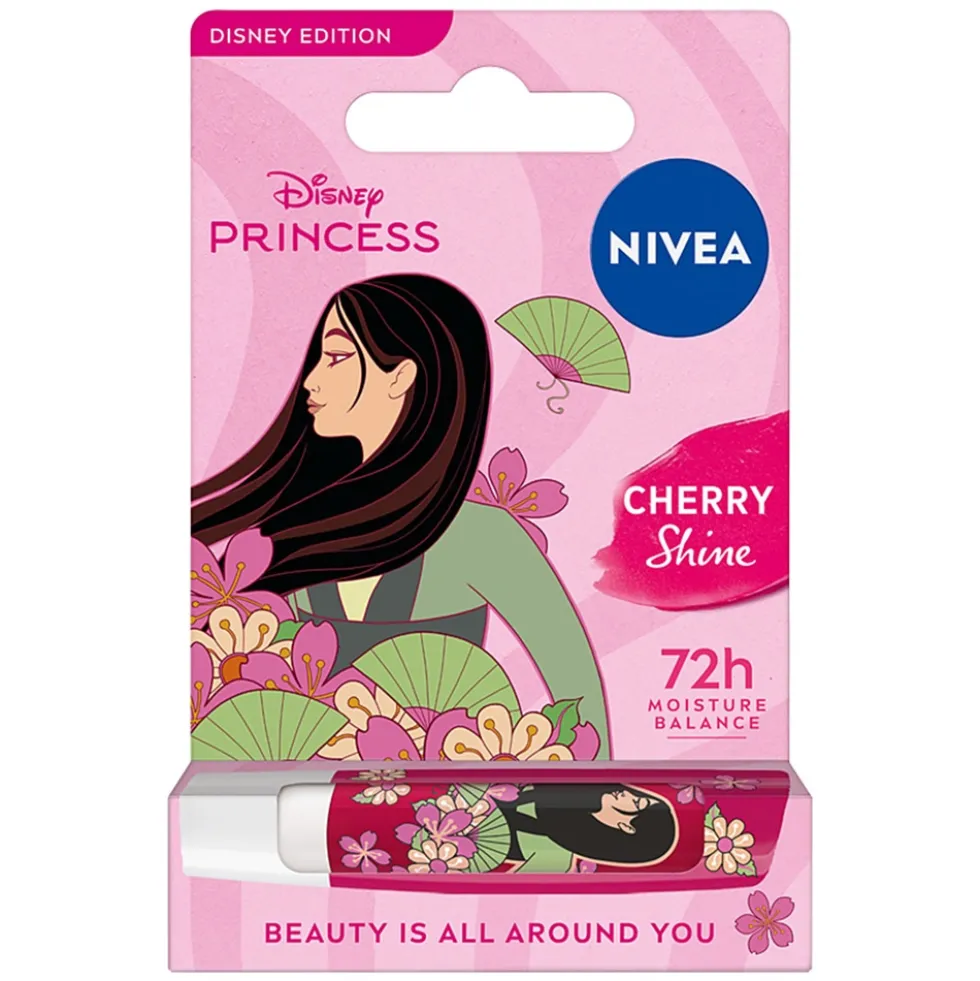 Nivea Disney Edition pielęgnująca pomadka do ust Cherry Shine 4.8g