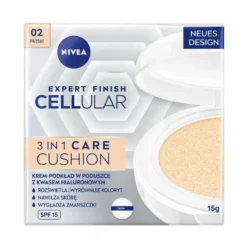 Nivea Expert Finish Cellular 3in1 Care Cushion krem-podkład w poduszce SPF15 02 Medium 15ml