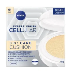 Nivea Expert Finish Cellular 3in1 Care Cushion krem-podkład w poduszce SPF15 01 Light 15ml