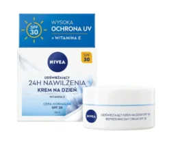 Nivea 24H Nawilżenia odświeżający krem na dzień SPF30 cera normalna 50ml