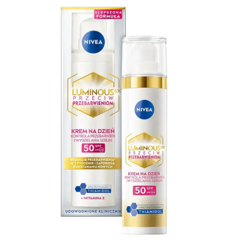 Nivea Luminous630® krem na dzień przeciw przebarwieniom SPF50 40ml