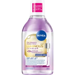 Nivea Luminous630® Skin Glow płyn micelarny z 5% serum 400ml