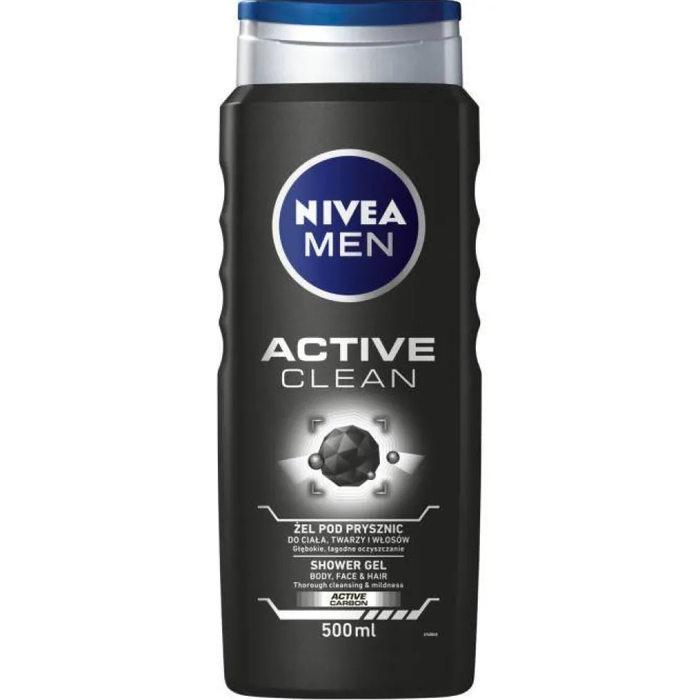 Nivea Men Active Clean żel pod prysznic 500ml